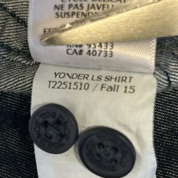 Toad & Co Mens Shirt Yonder Long Sleeve XXL Button Up Pocket Blue Men 2XL - Picture 7 of 13